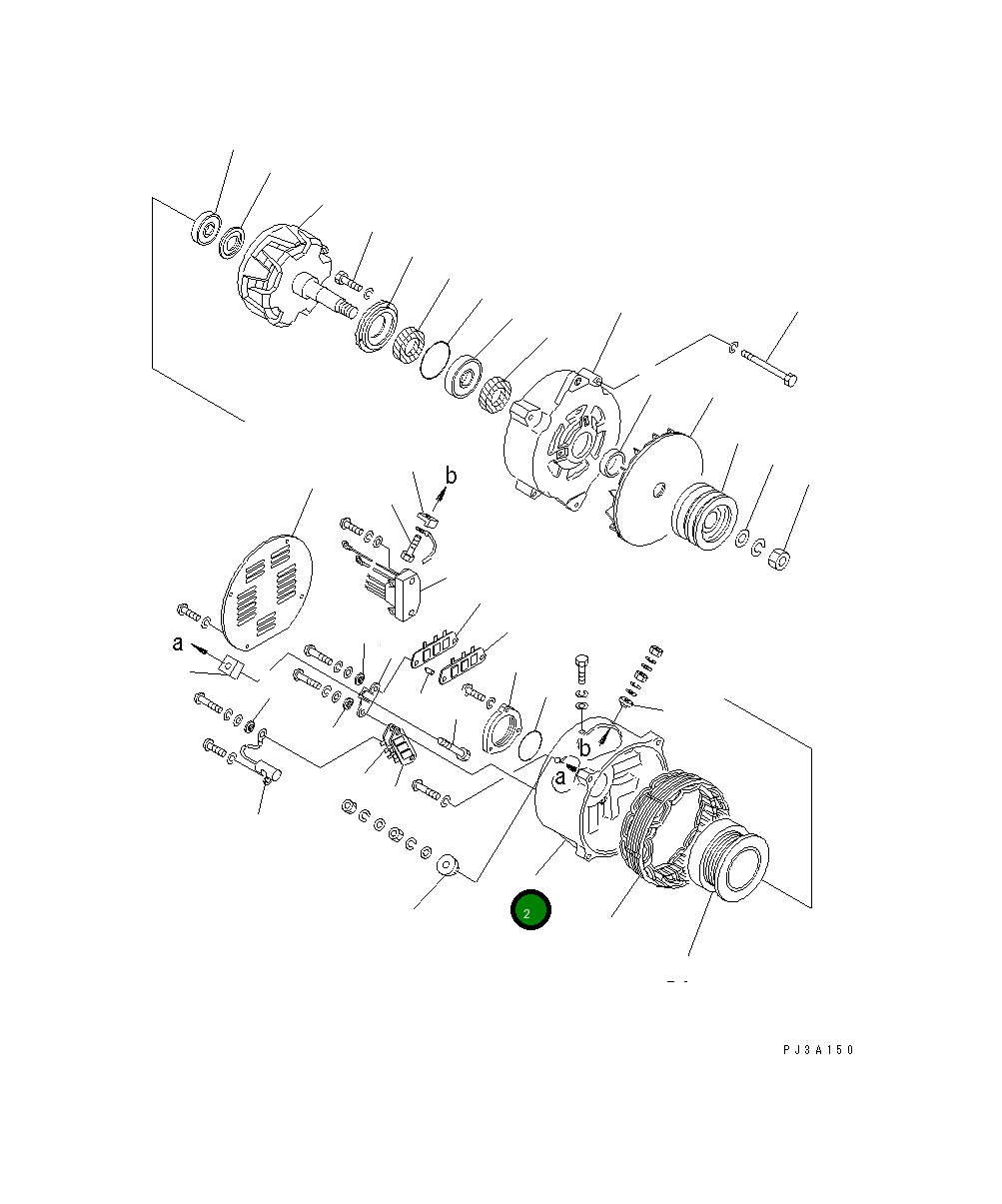 Кронштейн SD2240-195-00 Komatsu