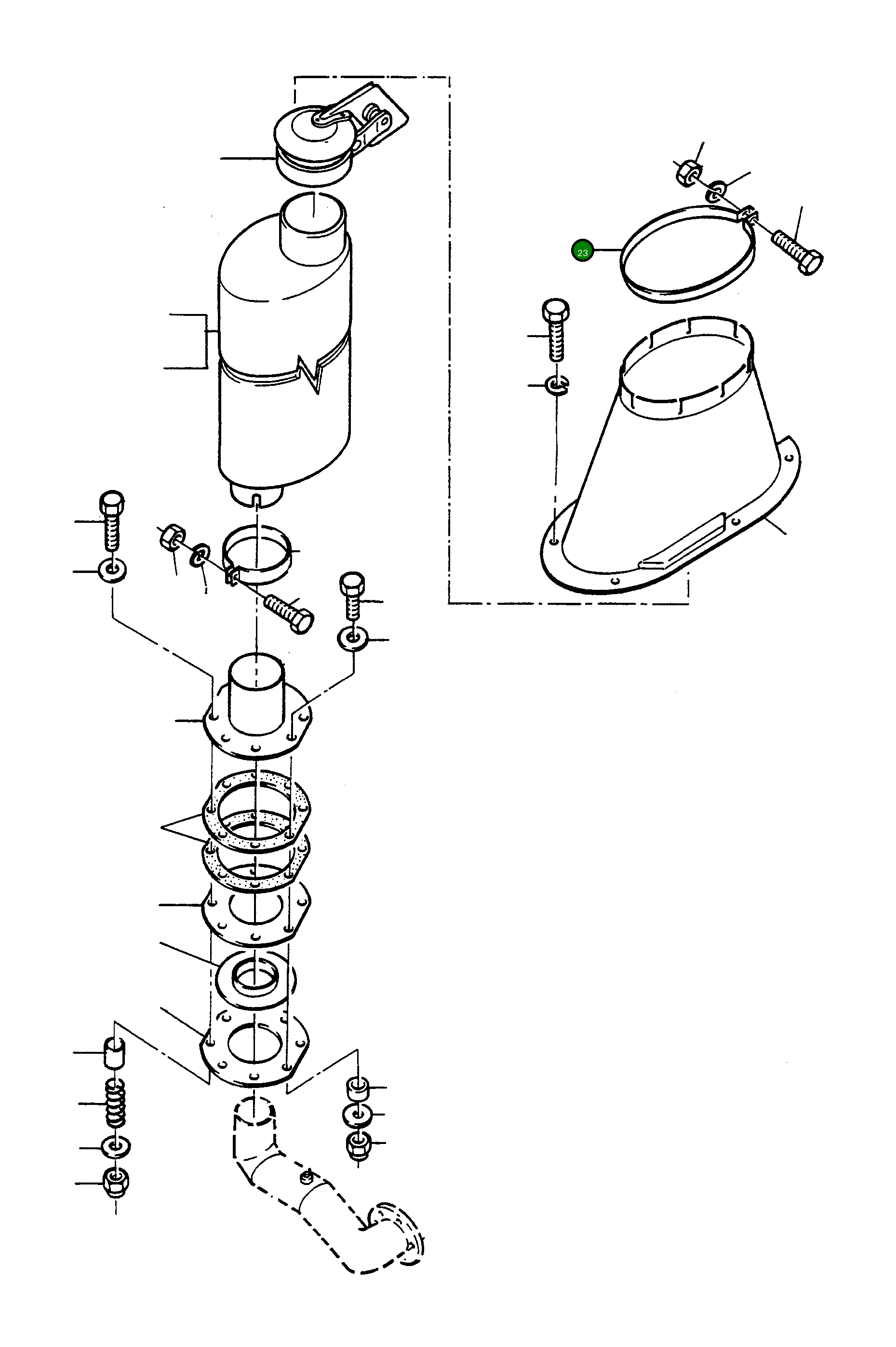 Клипса 2984680M1 Komatsu