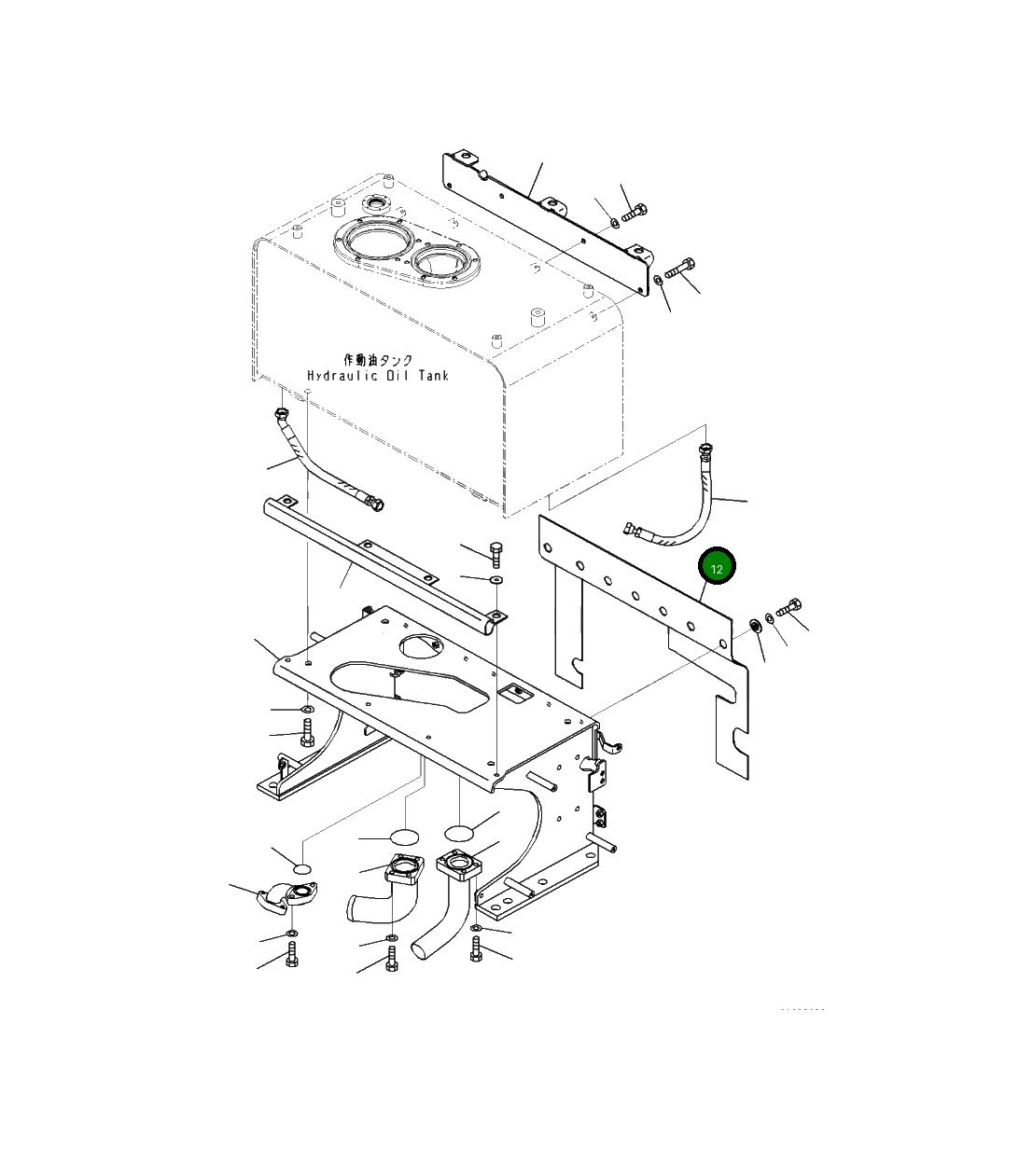 Лист 421-60-55390 Komatsu
