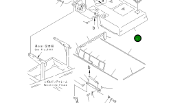 Капот 207-54-K1890 Komatsu