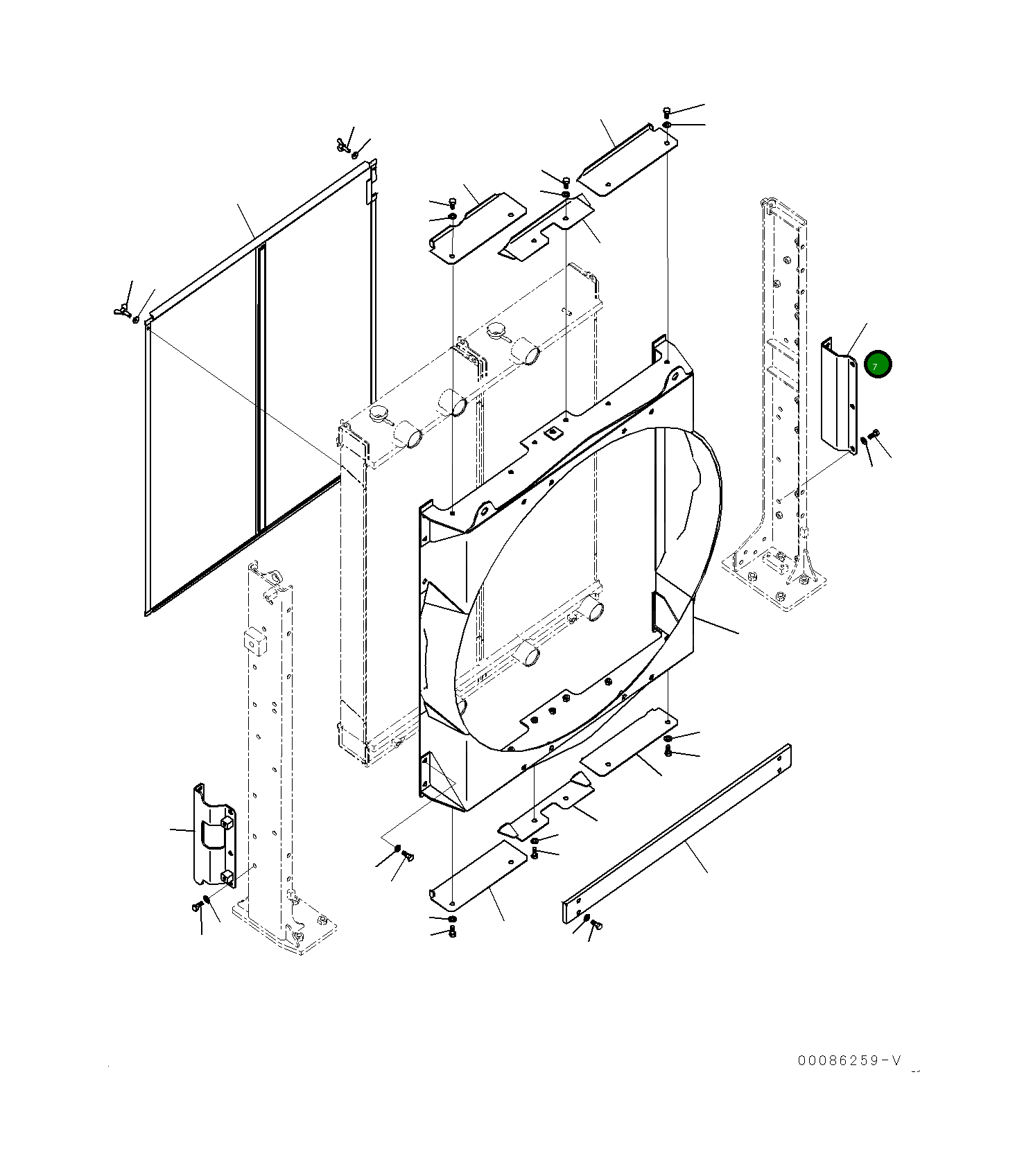 Кронштейн 21M-03-21420 Komatsu