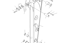 Палец 21W-70-21291NK Komatsu