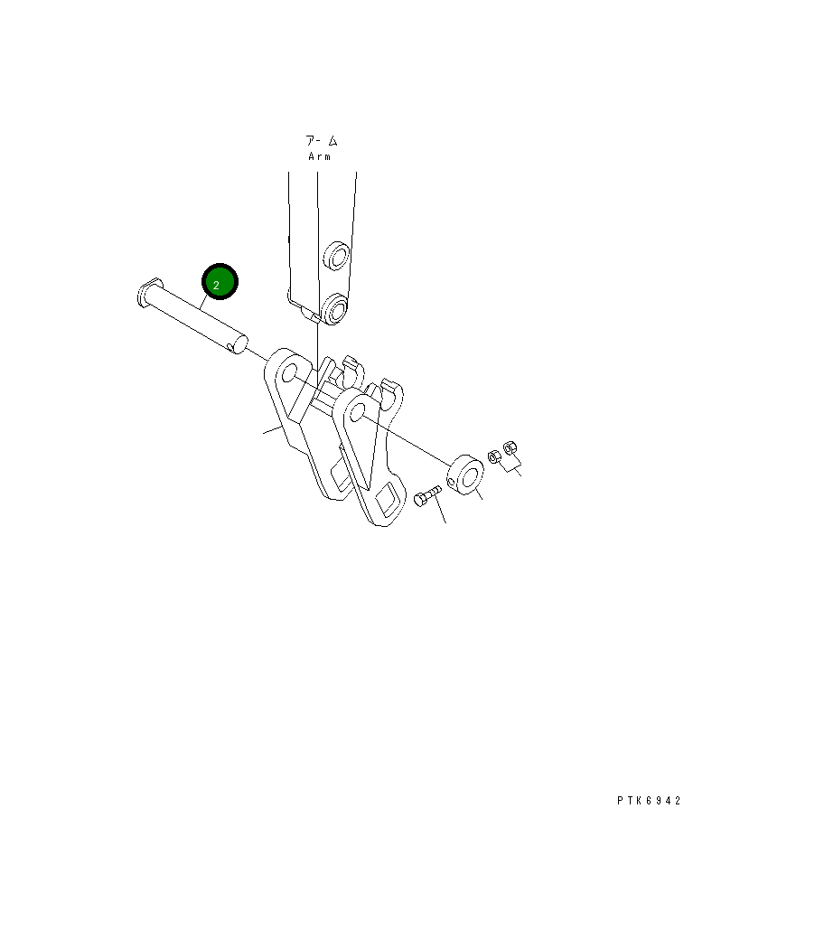 Палец 21W-70-31520 Komatsu