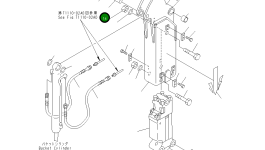 Палец 21U-70-21620 Komatsu