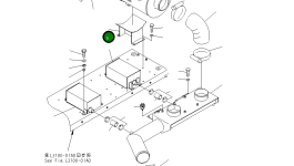 Кронштейн 569-02-82370 Komatsu