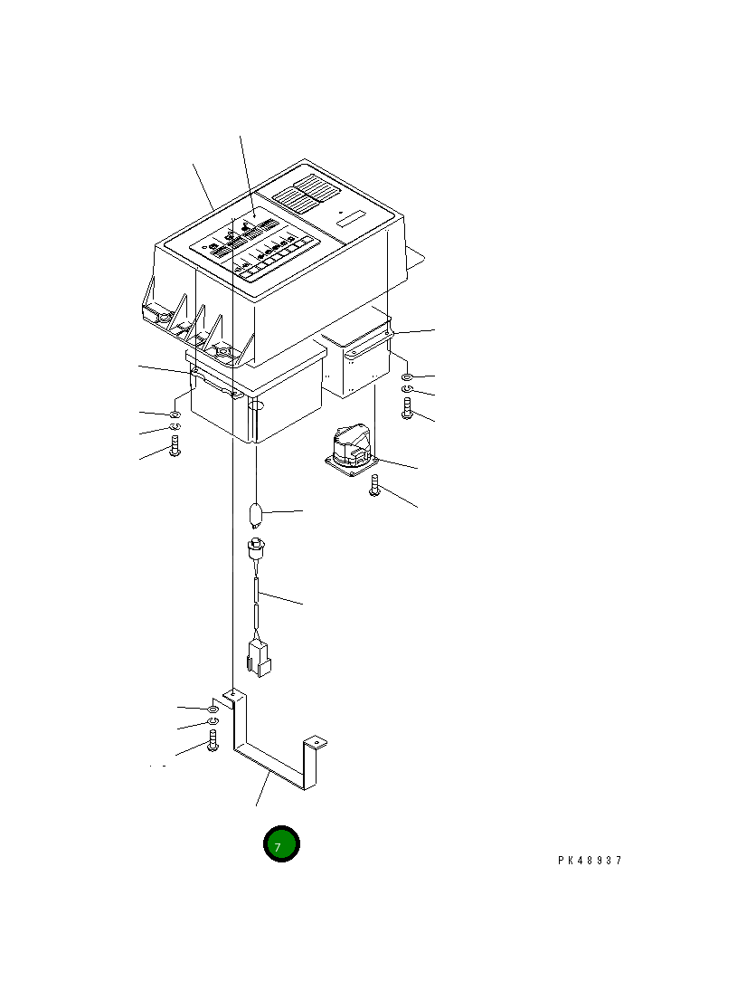 Кронштейн 7823-52-1700 Komatsu