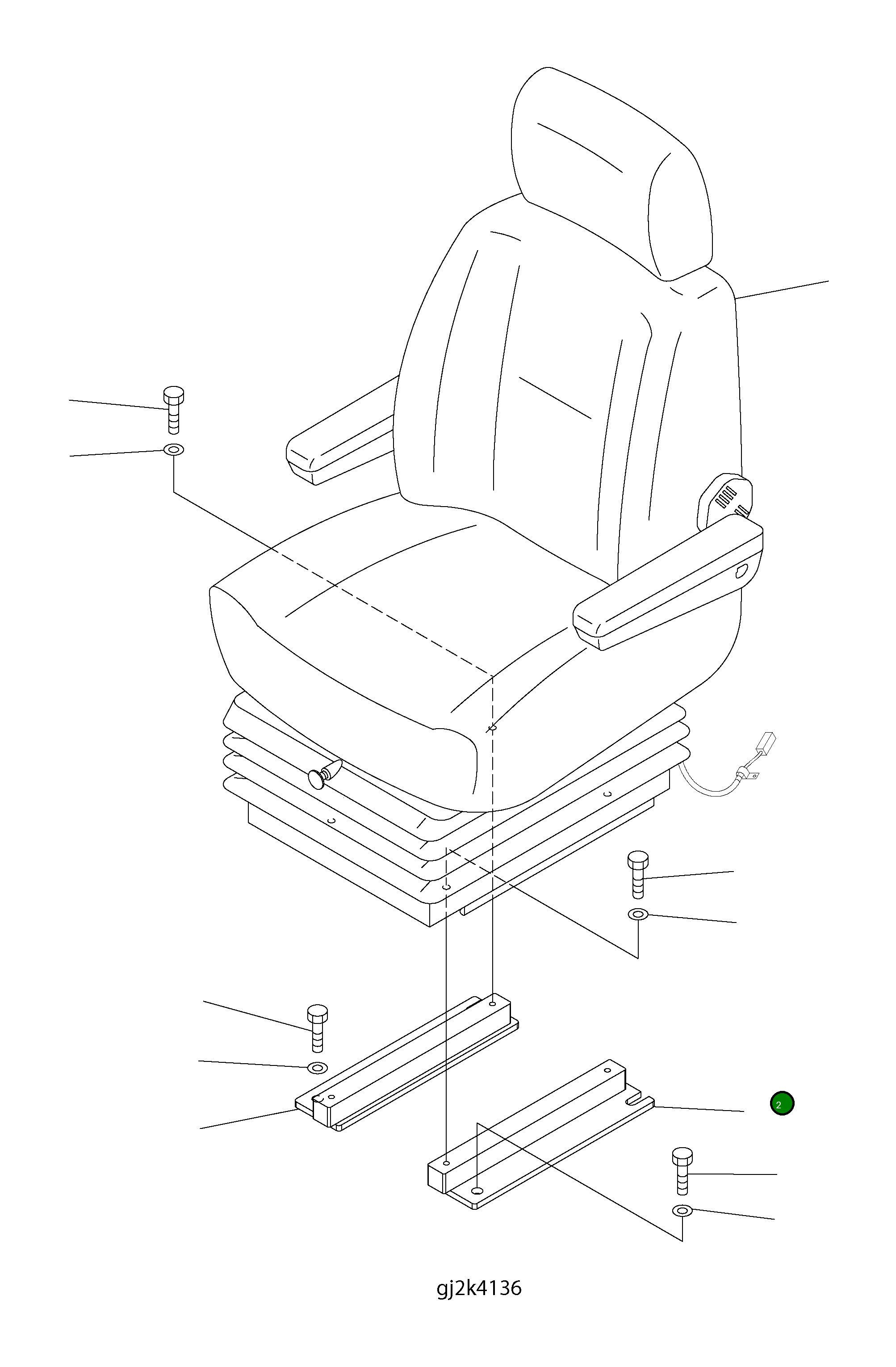 Опора 418-57-H1140 Komatsu