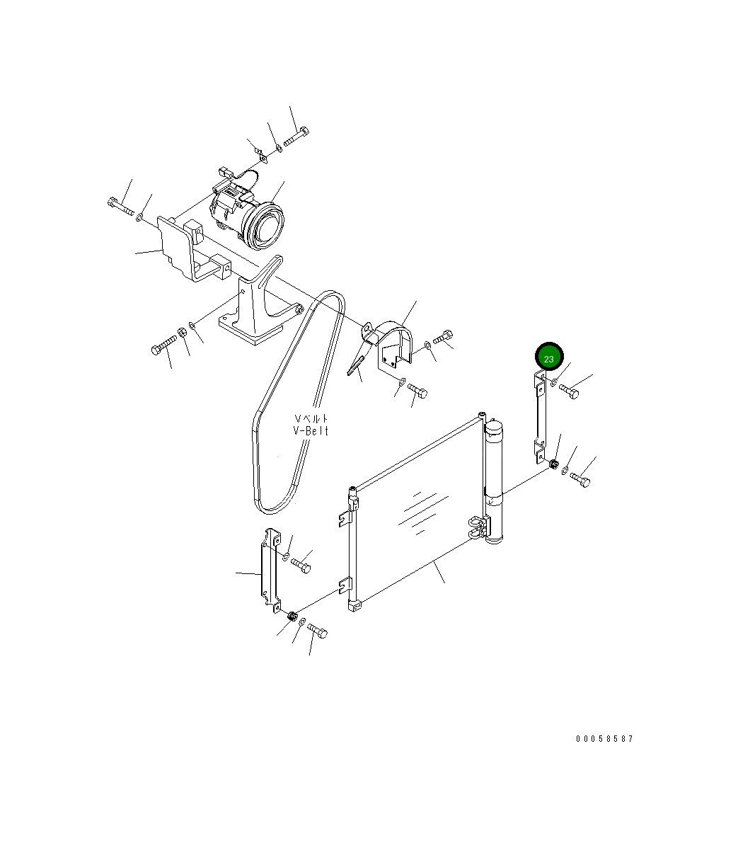 Кронштейн 22B-979-2141 Komatsu