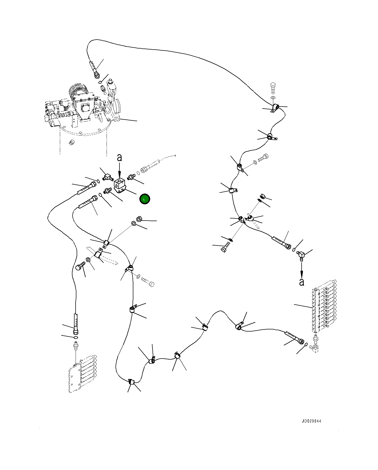 Кронштейн 561-95-83170 Komatsu