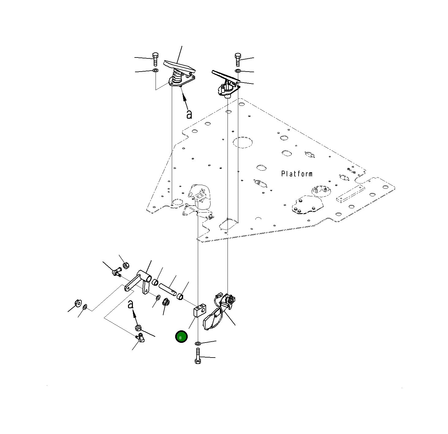 Палец 23B-43-72360 Komatsu