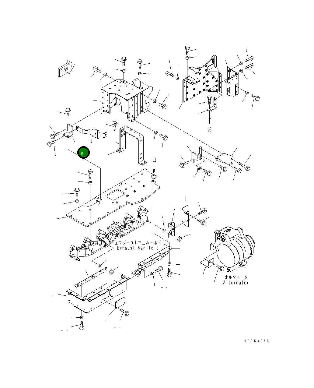 Кронштейн 6745-11-5930 Komatsu