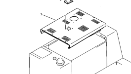 Капот 418-Z04-1110 Komatsu