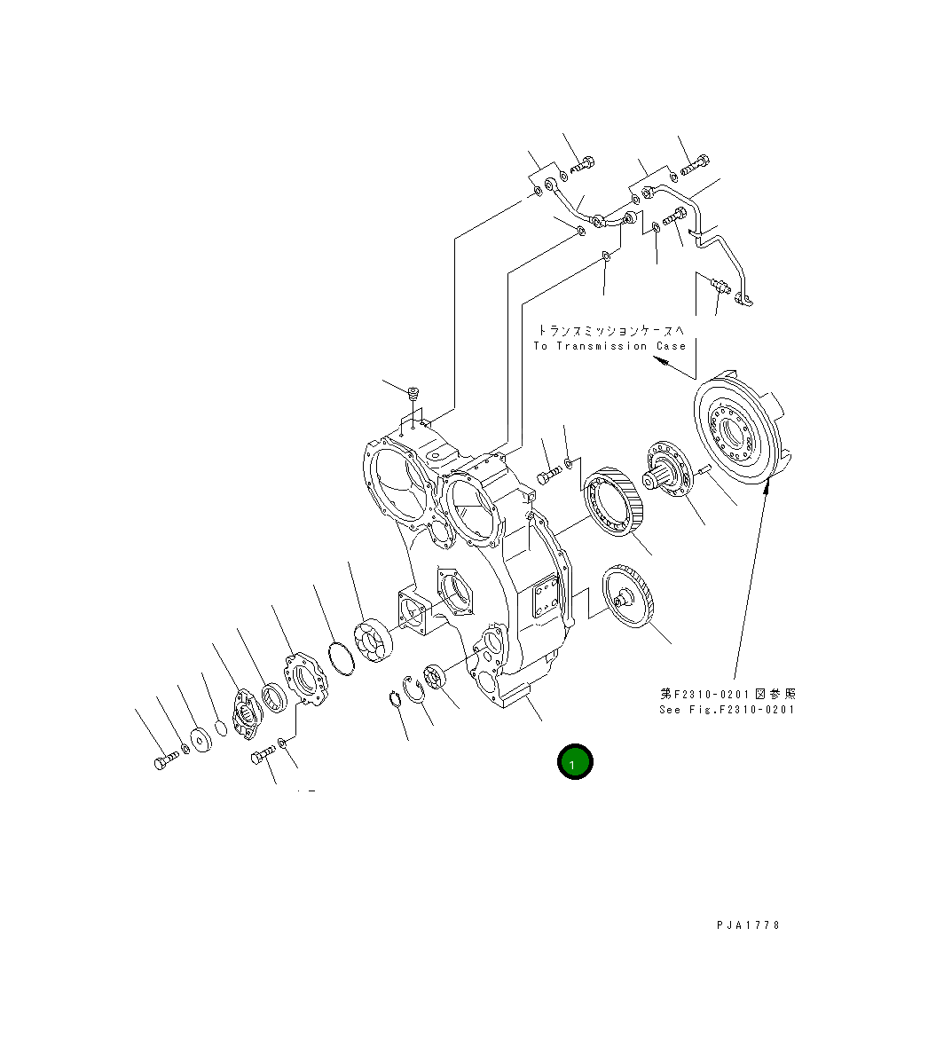 Корпус 14X-10-11111 Komatsu