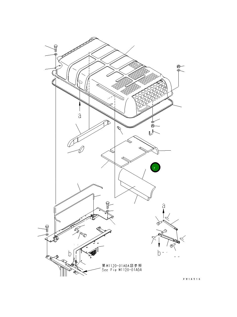Лист 21M-54-12950 Komatsu