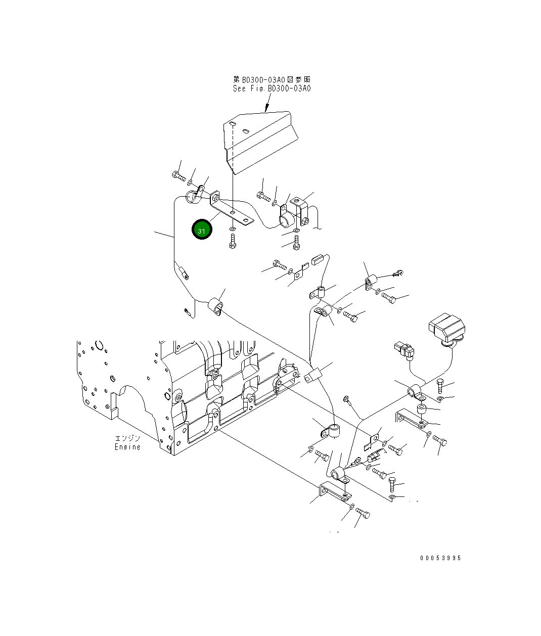 Кронштейн 23B-06-61770 Komatsu