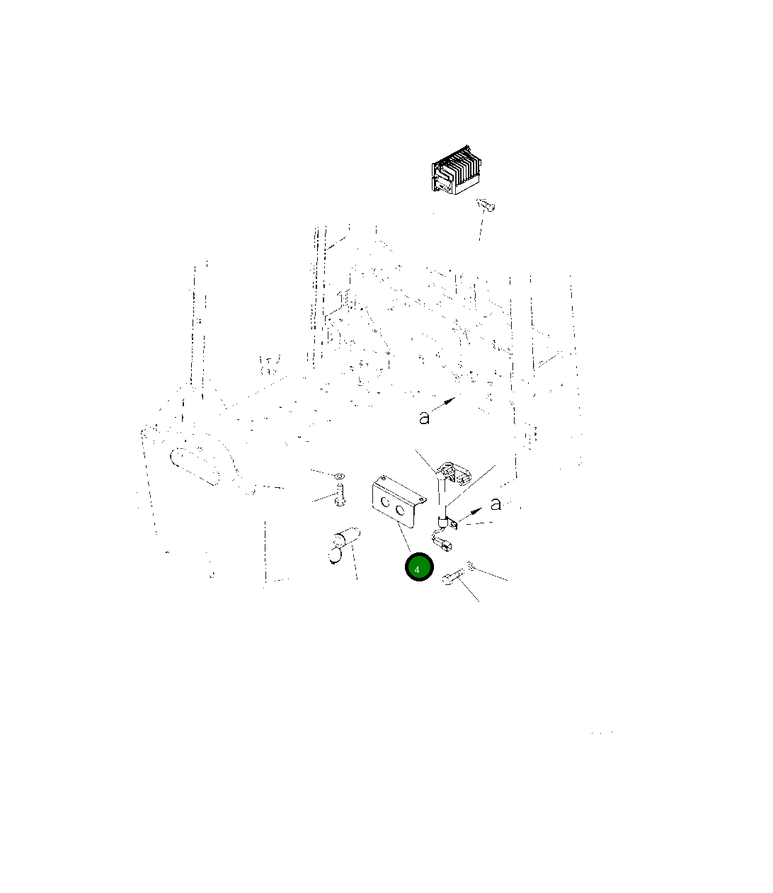 Кронштейн 419-06-55181 Komatsu