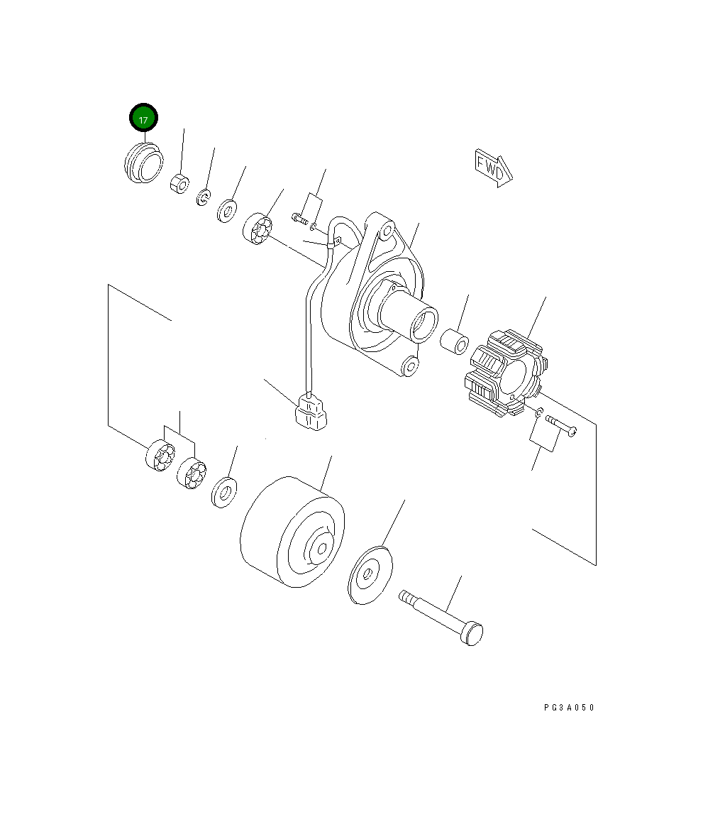 Колпак YMXM61014 Komatsu