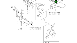 Кронштейн 569-61-84331 Komatsu