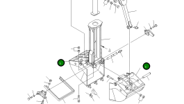 Кронштейн MZSC071-04111 Komatsu
