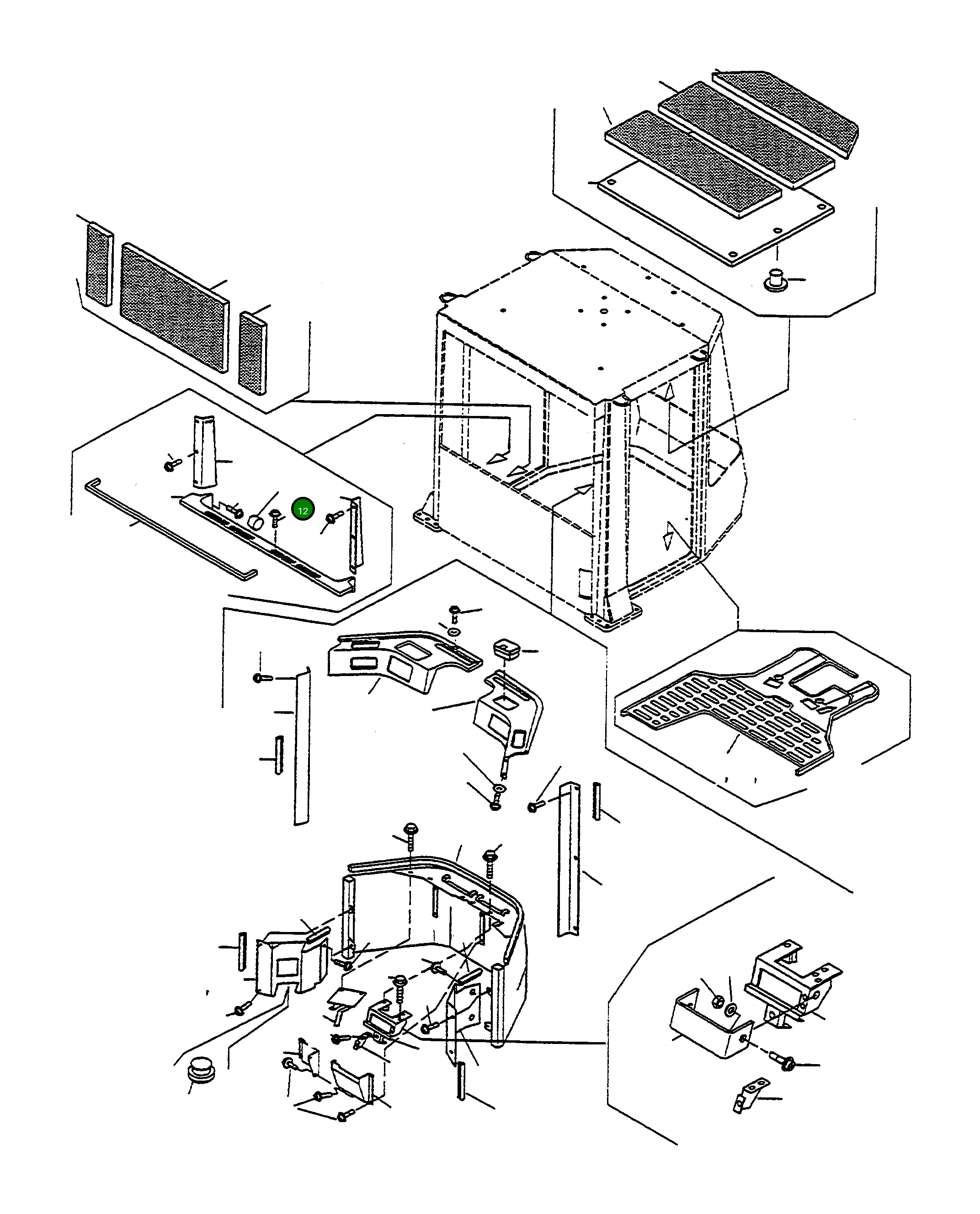 Колпак 421-56-H0P54 Komatsu