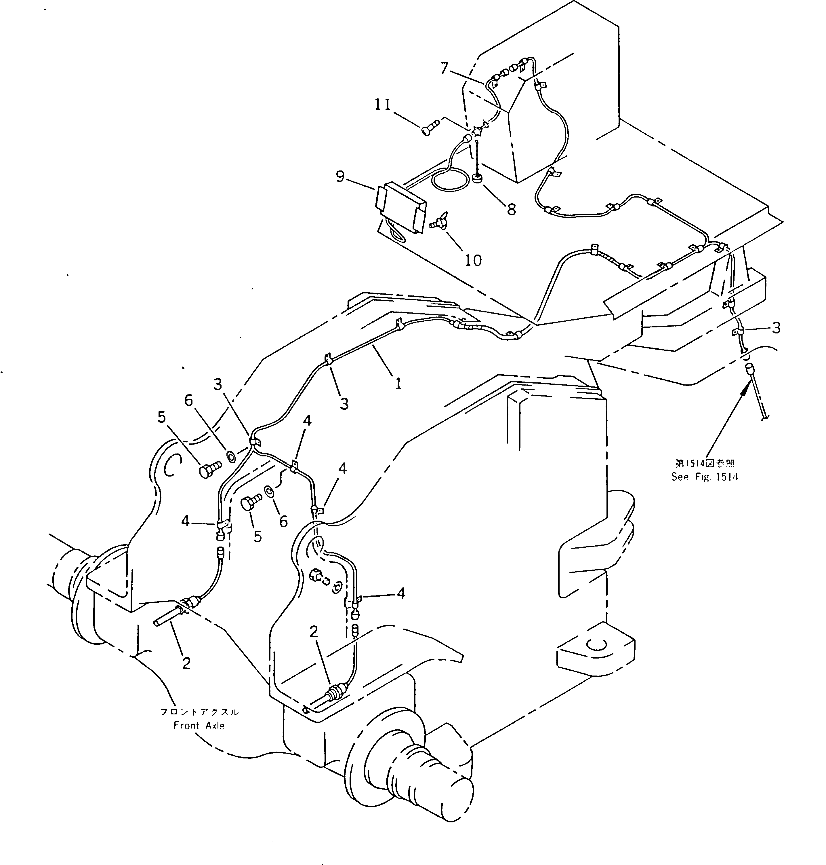 Провод 41E-Z91-1210 Komatsu