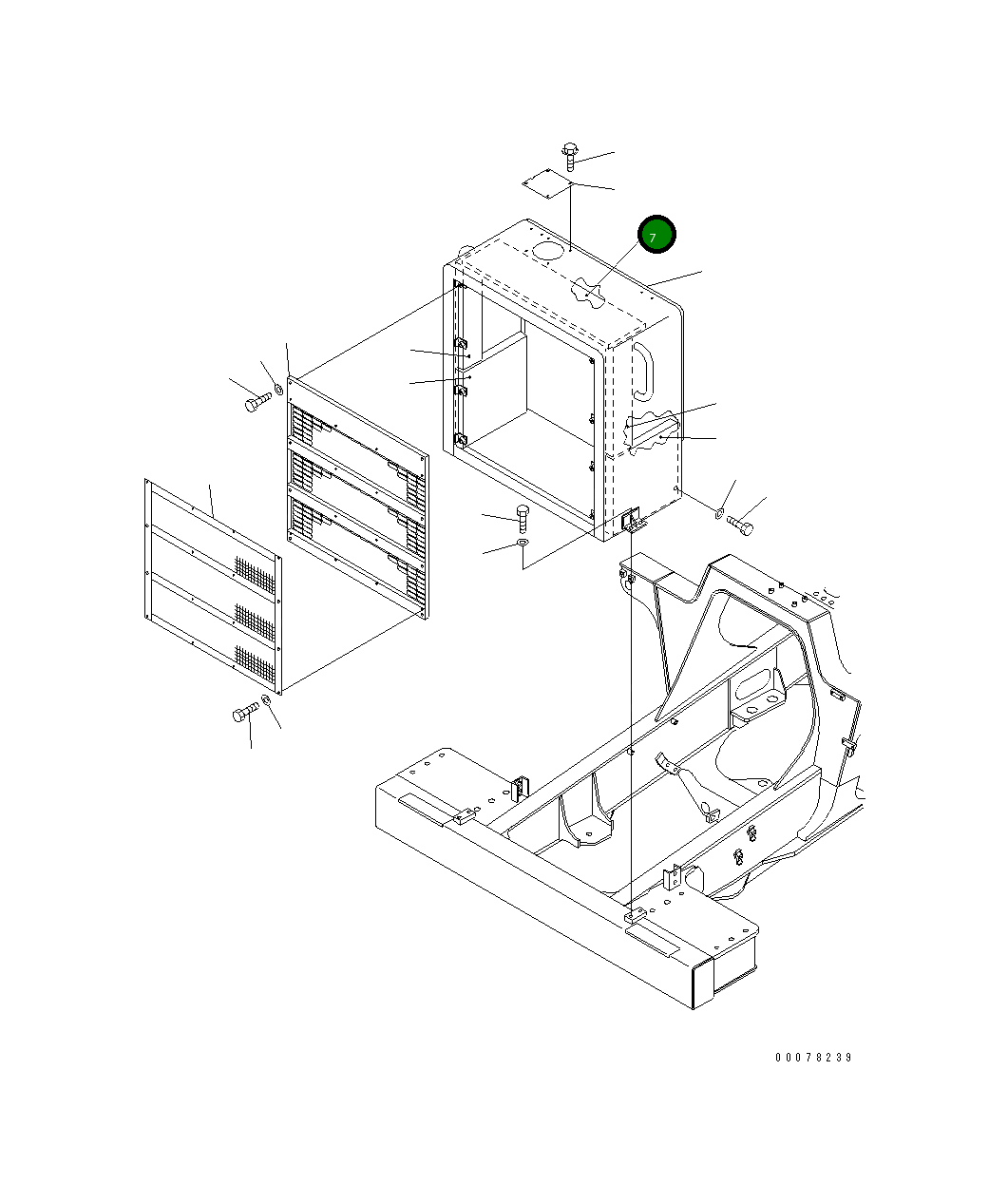 Лист 567-54-71870 Komatsu