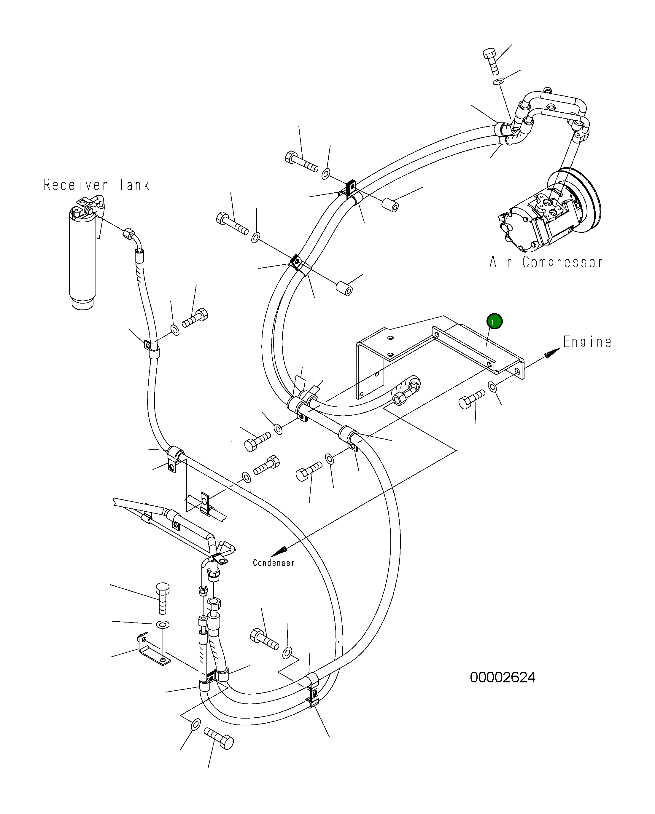 Кронштейн 419-07-32110 Komatsu
