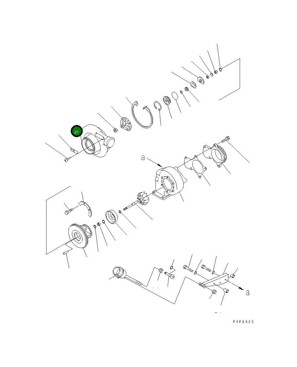 Корпус 1304922H1 Komatsu