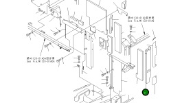 Лист 21P-54-K4183 Komatsu