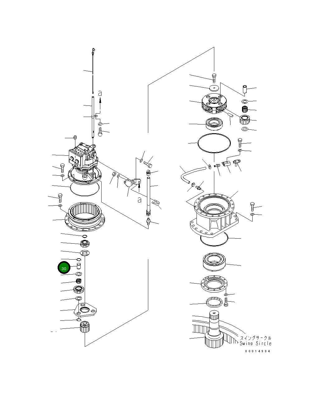 Палец 22U-26-21210 Komatsu