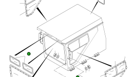 Линза 769 529 73 Komatsu