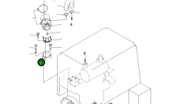 Кронштейн 6731-11-9110 Komatsu
