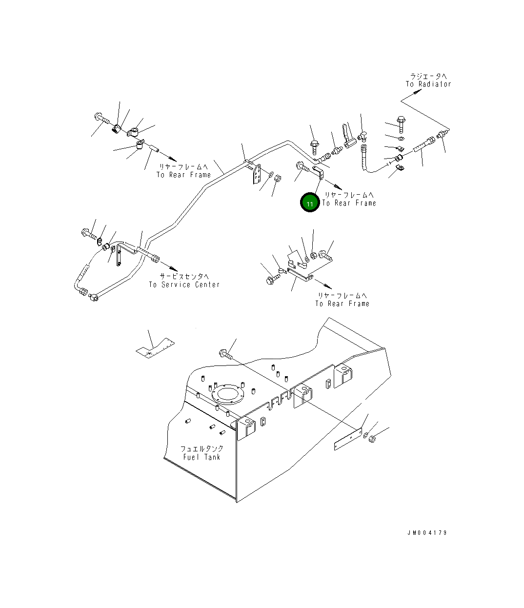 Кронштейн 427-Z89-1660 Komatsu