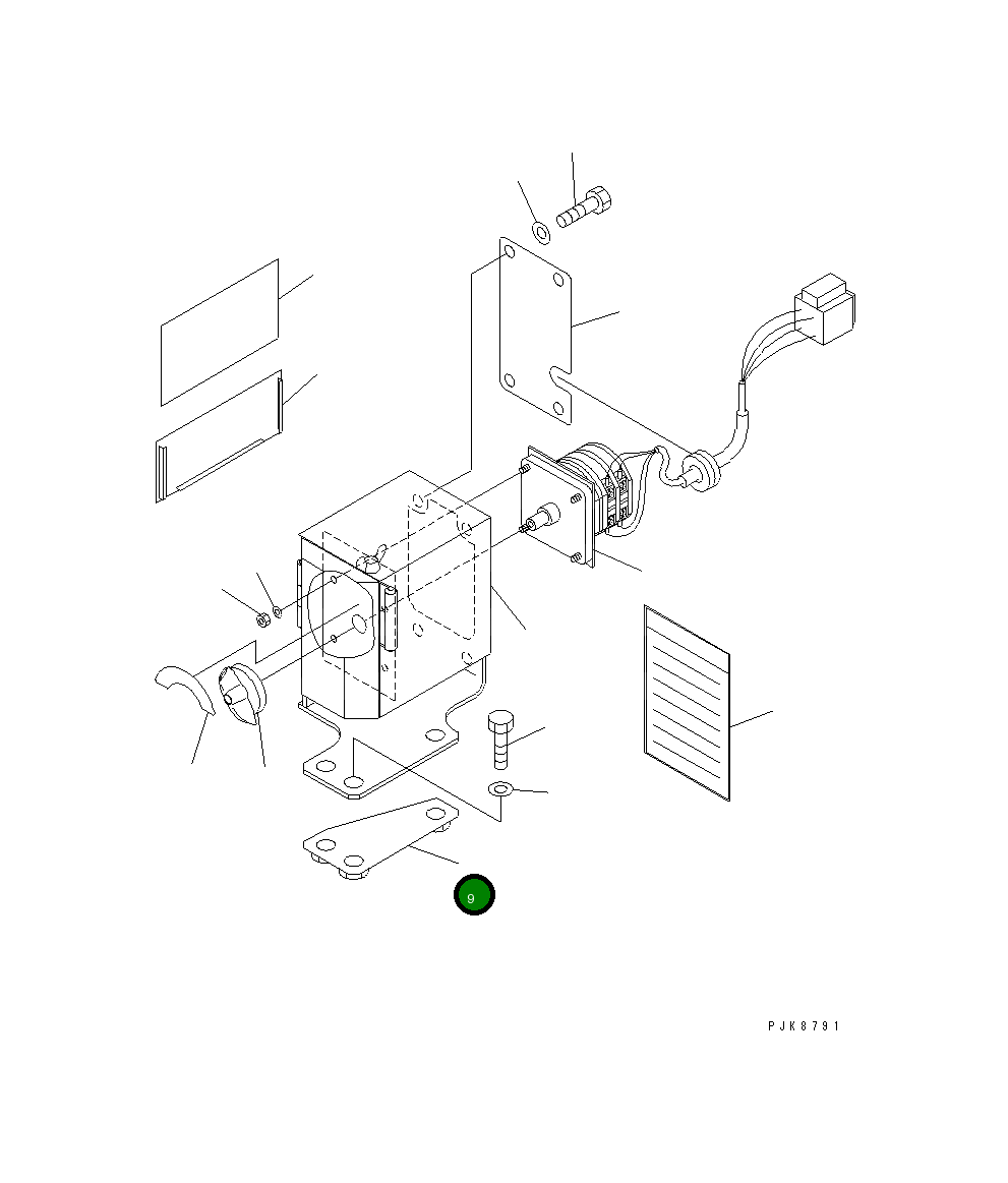 Кронштейн 20U-54-31470 Komatsu