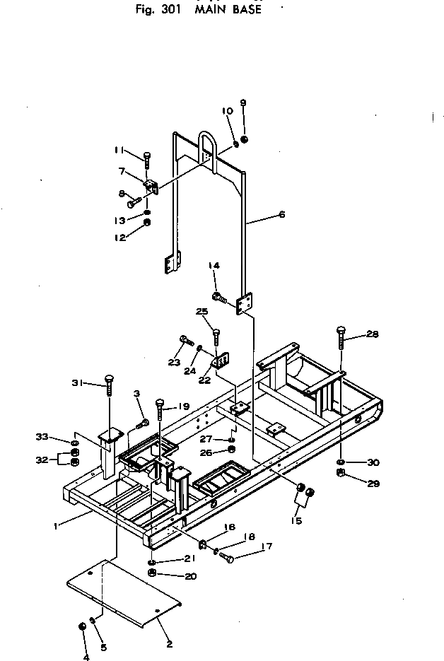 Основное основание 6996-11-1120 Komatsu
