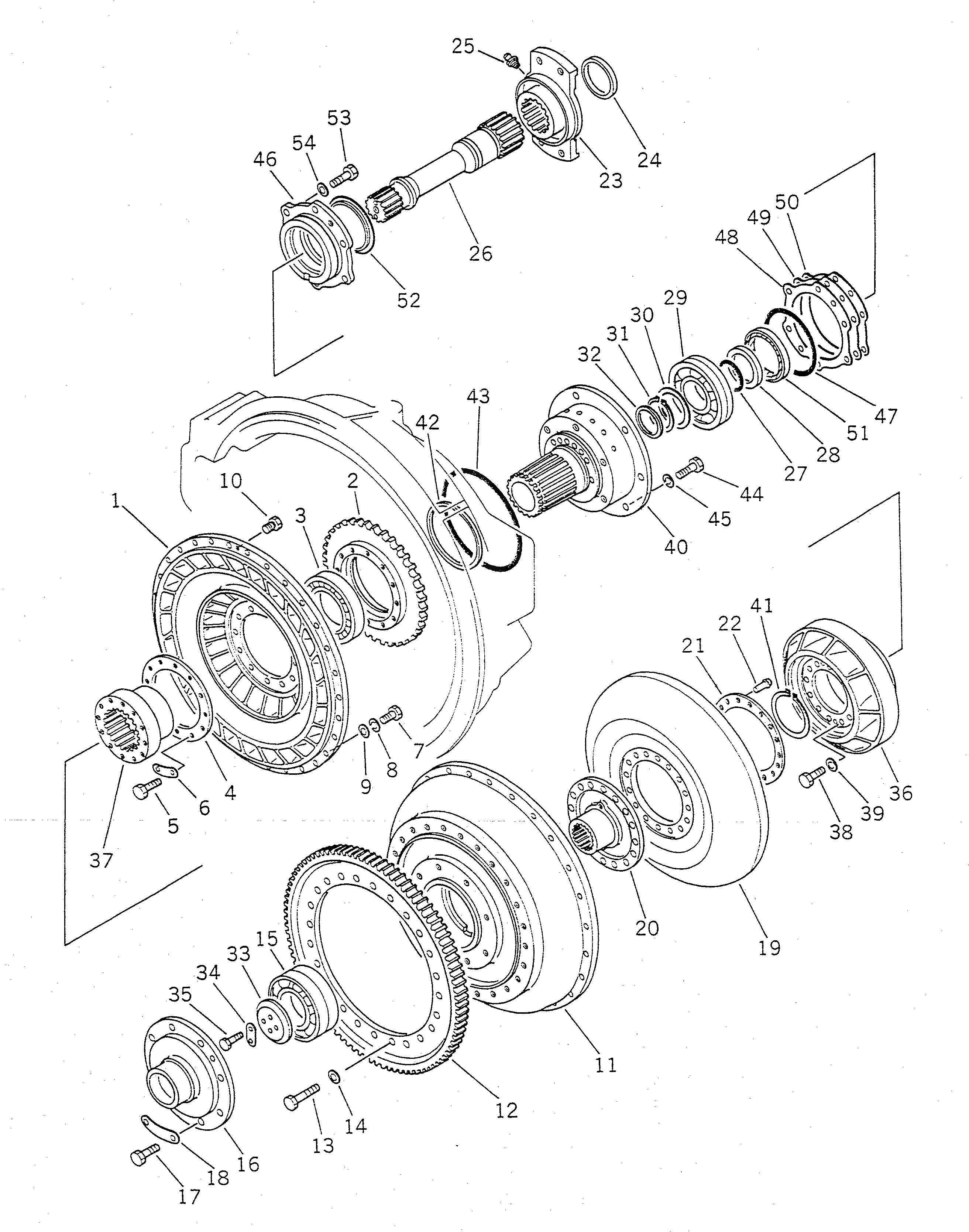 Насос 154-13-31124 Komatsu