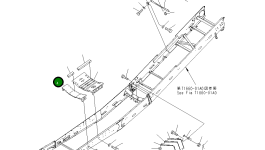 Кронштейн 8295-75-2720 Komatsu