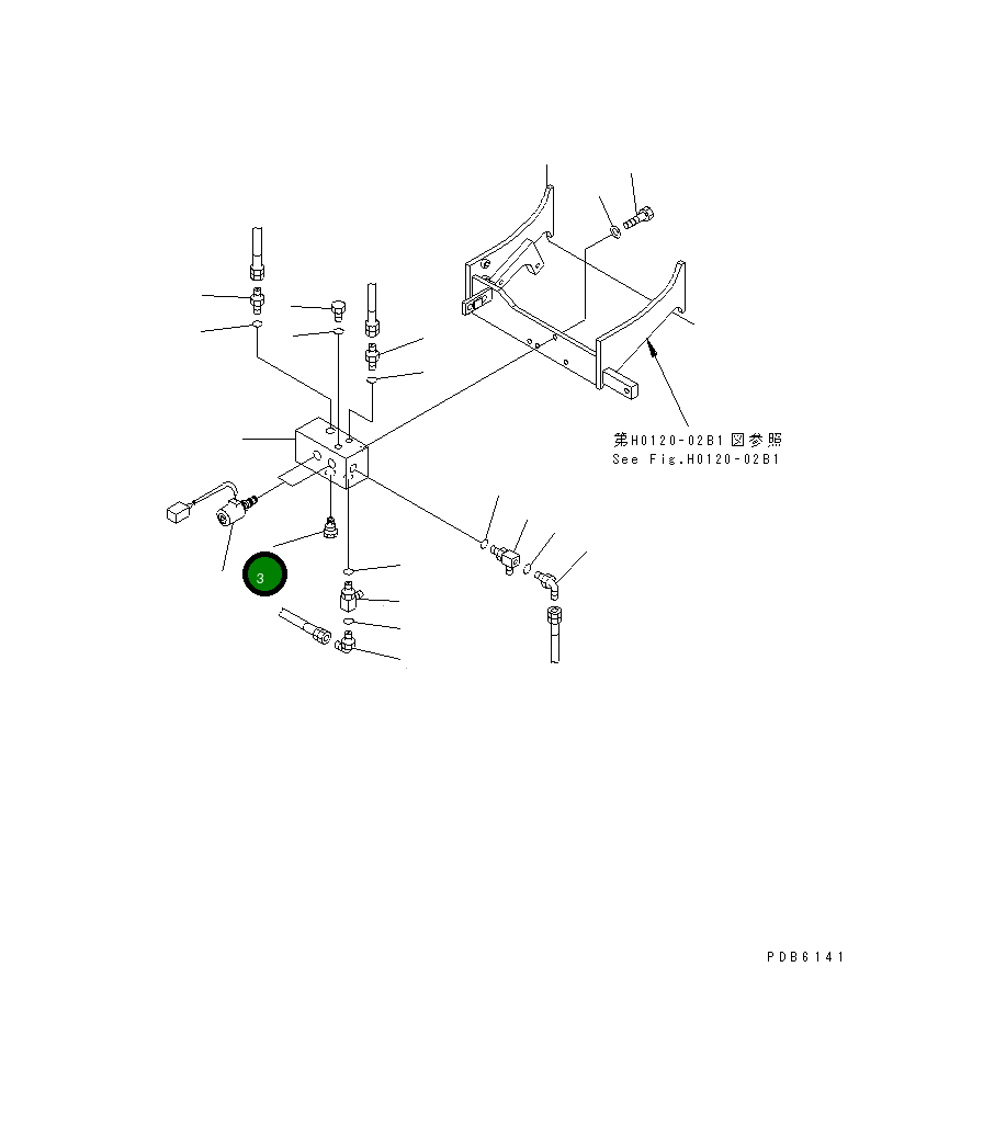Обратный клапан 208-60-61270 Komatsu