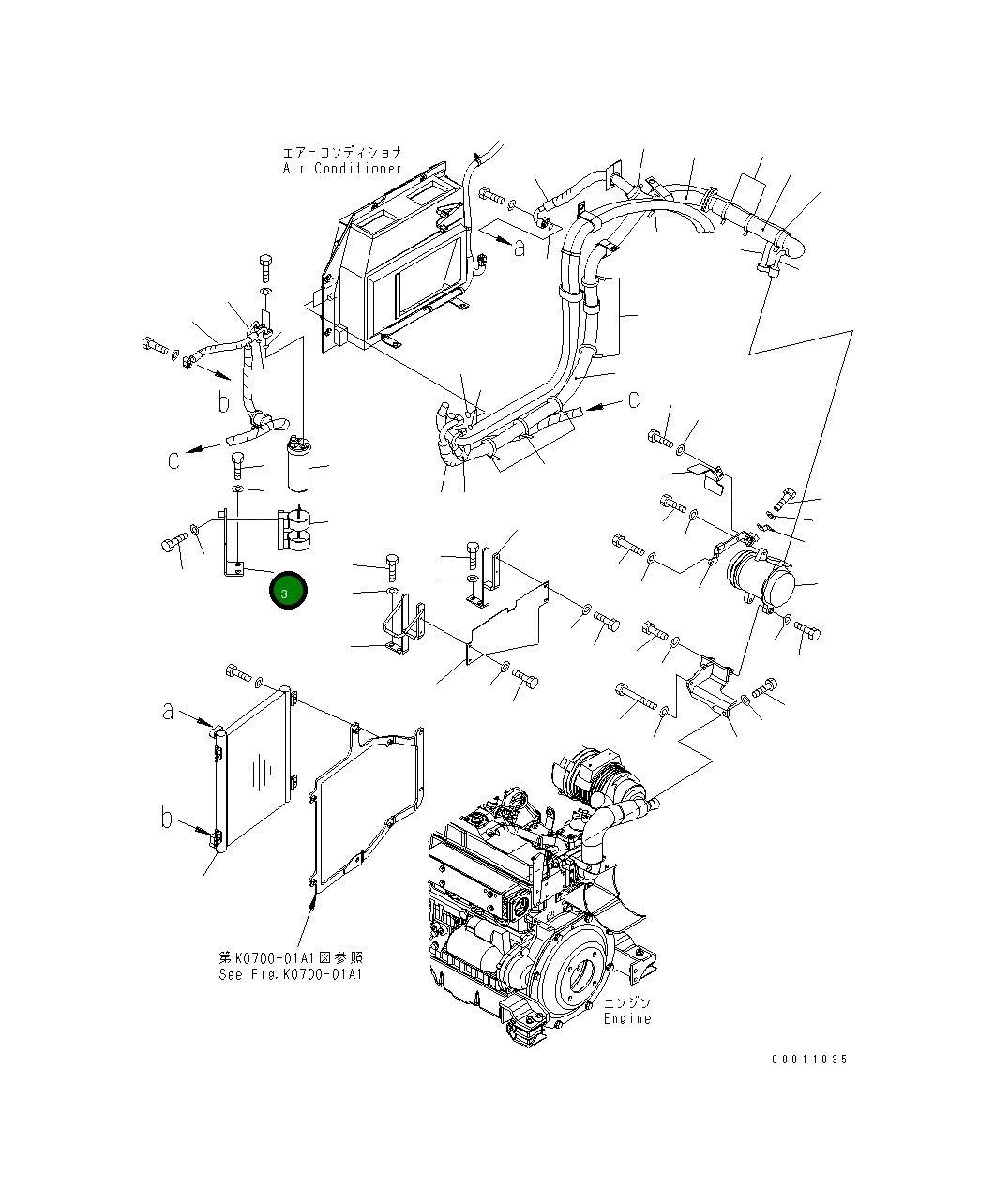Кронштейн 22M-04-21211 Komatsu