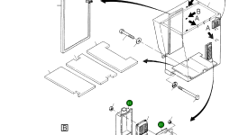 Короб фильтра 598 230 40 Komatsu