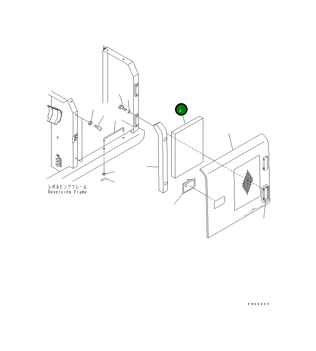 Лист 20E-54-K6950 Komatsu