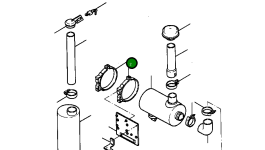 Крепёжная лента 1250 398 H1 Komatsu