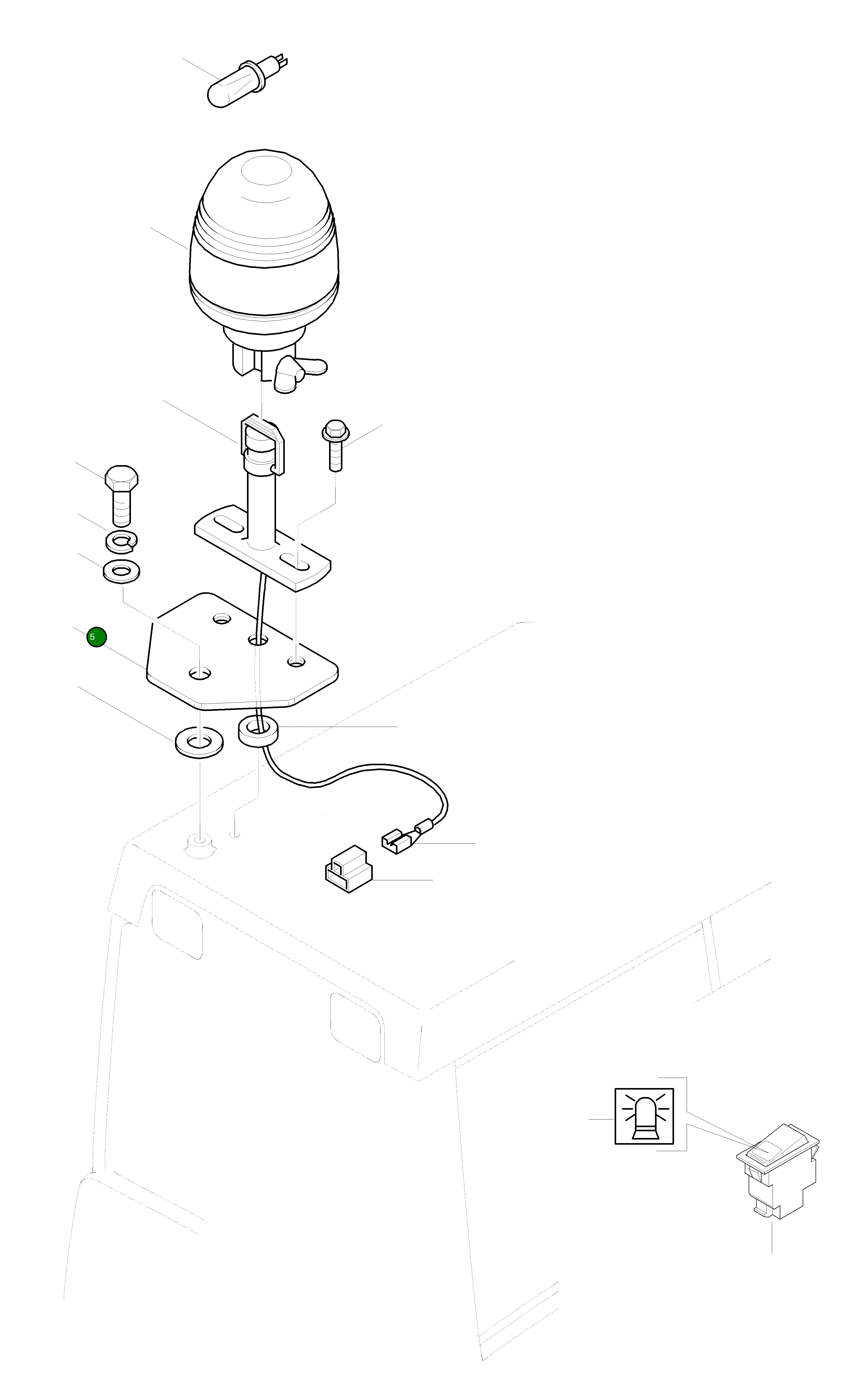 Кронштейн 42U-957-1130 Komatsu