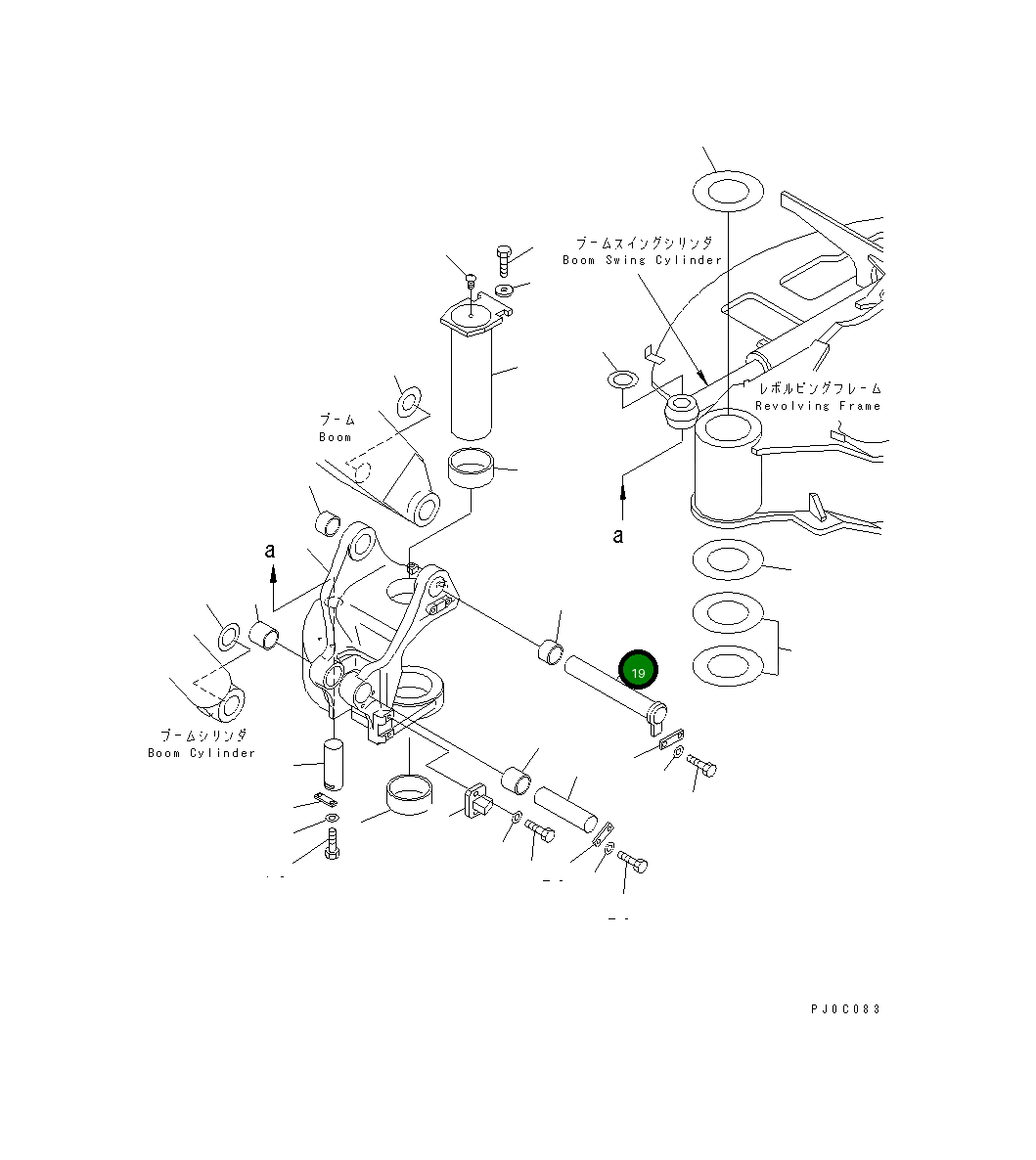 Палец 22M-70-11540 Komatsu
