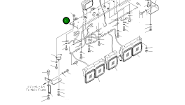Кронштейн 566-06-84312 Komatsu