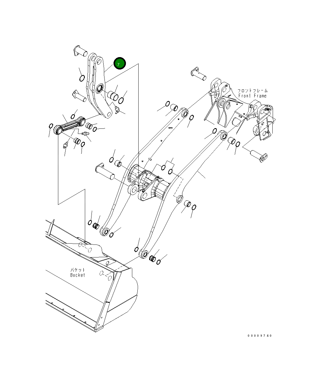 Коромысло 423-46-36630 Komatsu