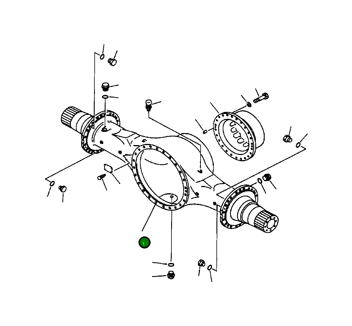 Корпус 428-23-13101 Komatsu