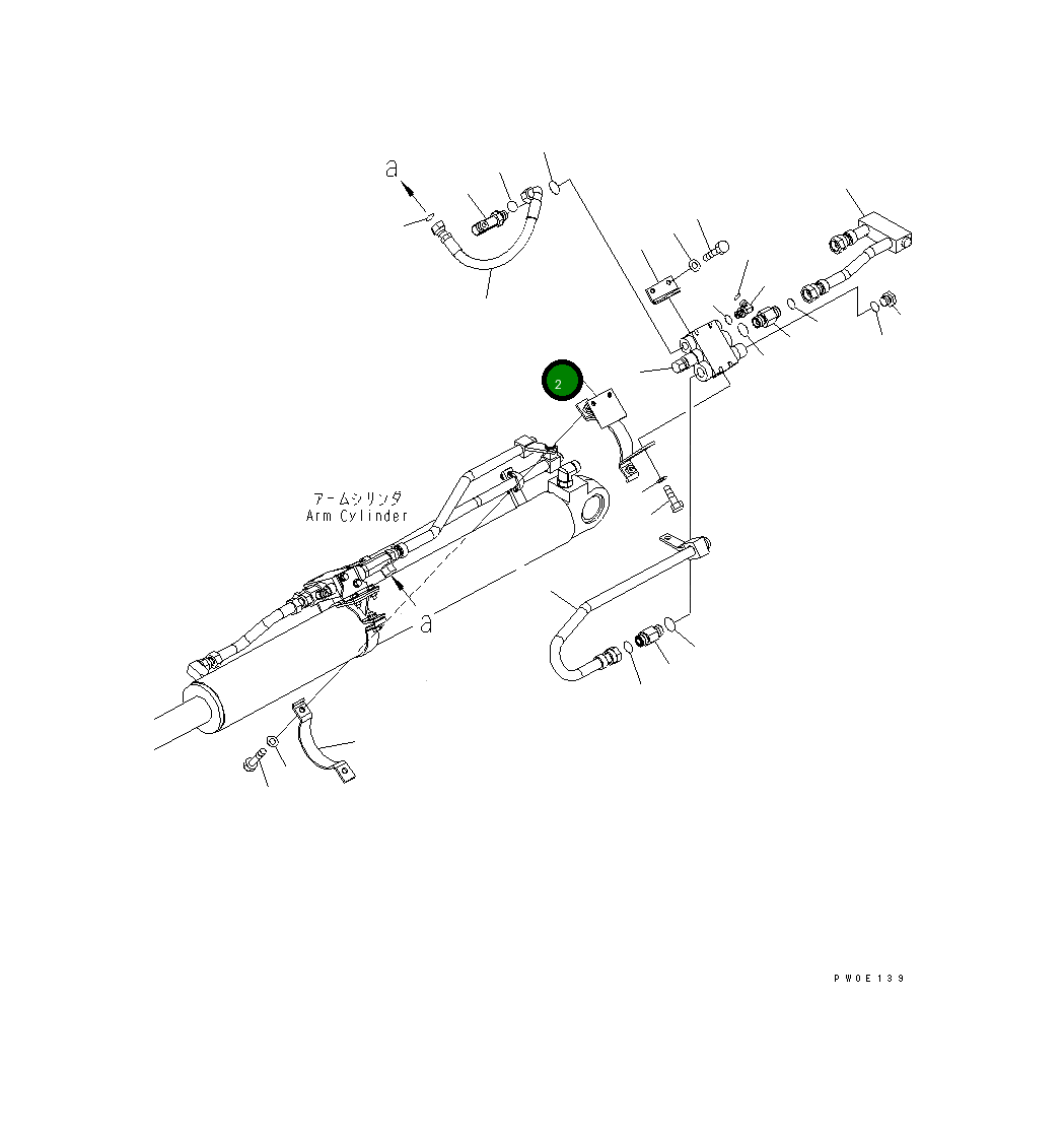 Лента 21W-62-47220 Komatsu