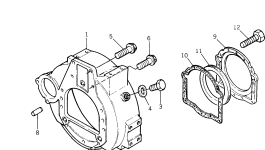 Корпус PK3713K054 Komatsu