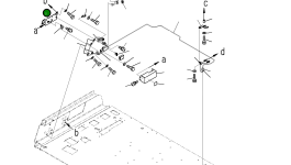 Кронштейн 569-95-88370 Komatsu